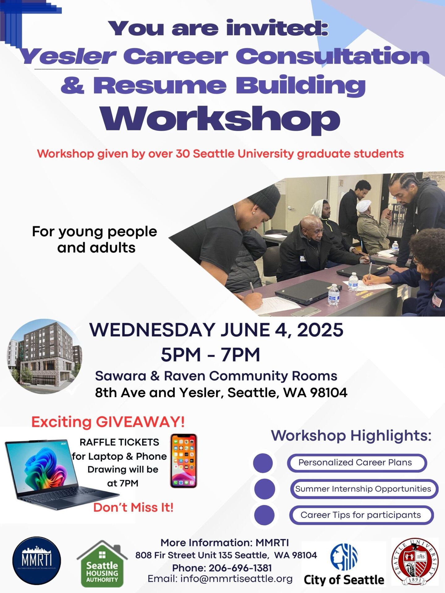 2025 MMRTI Career Consultation Workshop Poster 2025 MMRTI Career Consultation Workshop Poster